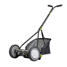 Lade das Bild in den Galerie-Viewer, Earthwise Spindelmäher 16" 7-Messer mit Fangkorb